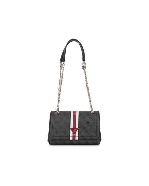 Guess Noelle Convertible Crossbody Flap Bag Handbag in Black Lyst UK
