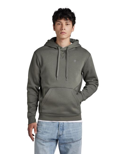 G-Star RAW Premium Core Sweater Met Capuchon in het Gray voor heren