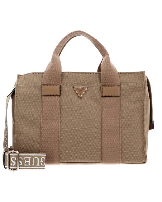 Canvas II Tote Bag S Beige Guess en coloris Brown