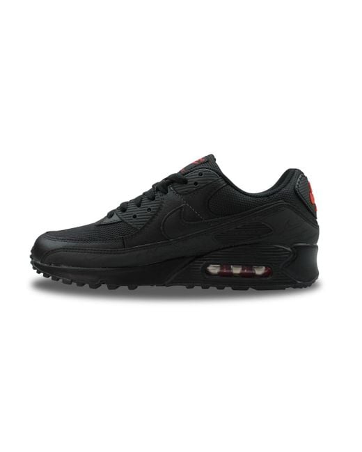 Nike Air Max 90 Black Red Reflective Dz4504-003 for men