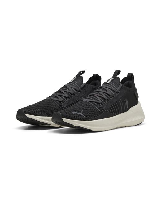 PUMA Black SOFTRIDE Symmetry FUZION LS Straßenlaufschuh