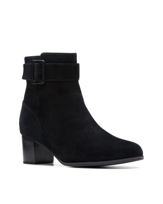 Clarks Black Loken Zip Waterproof Fashion Boot