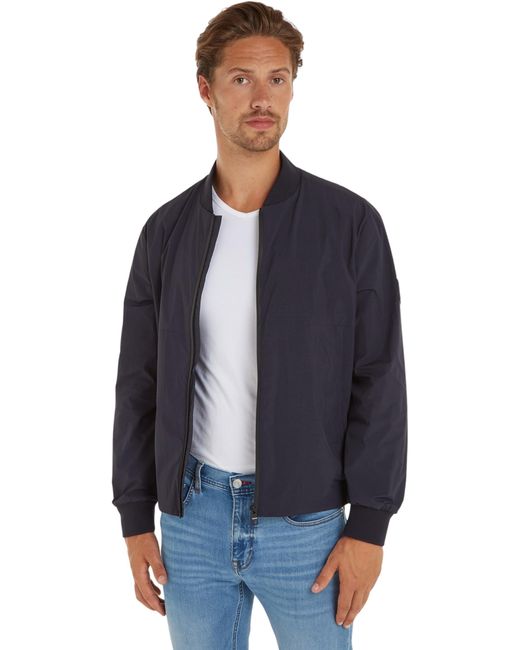 Tommy Hilfiger Blue Bomber Jacket Portland For Transition Weather for men