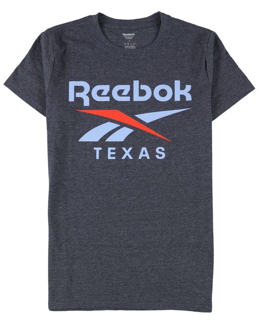 Reebok Blue S Texas Graphic T-shirt for men
