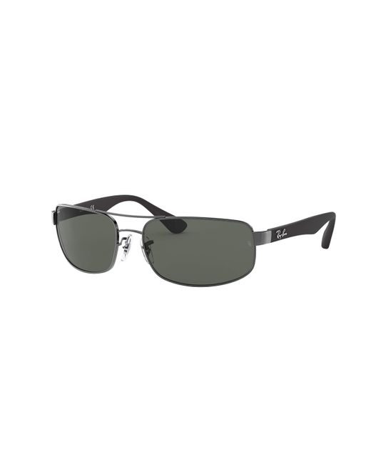 Ray-Ban Multicolor Sunglasses Man Rb3445 - Black Frame Green Lenses 61-17 for men
