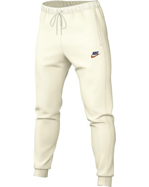 Herren Club Knit Jogger Pantalón Nike de hombre de color Natural