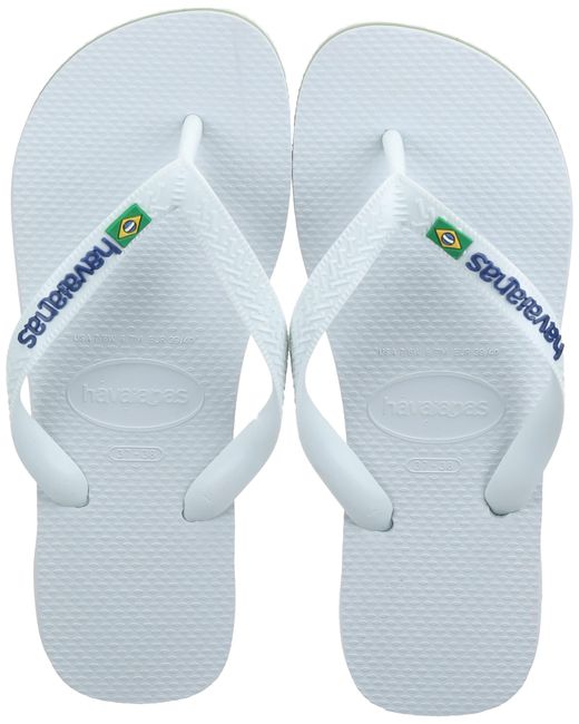 Womens Shoes Flats and flat shoes Sandals and flip-flops Havaianas s Brasil Mix Flip Flops in Green 