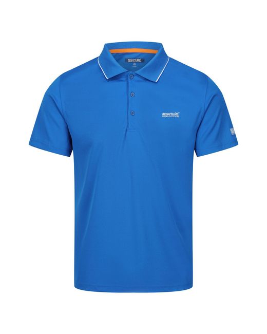 Regatta S Maverick V Quick Drying Wicking Polo Shirt Oxford Blue for men