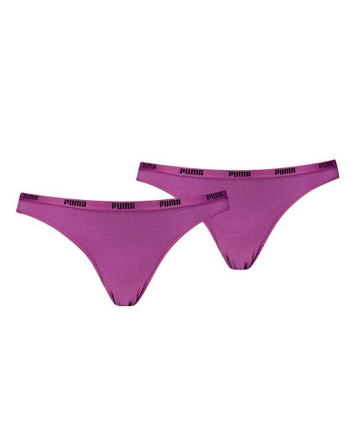 PUMA Purple Bikini Underwear