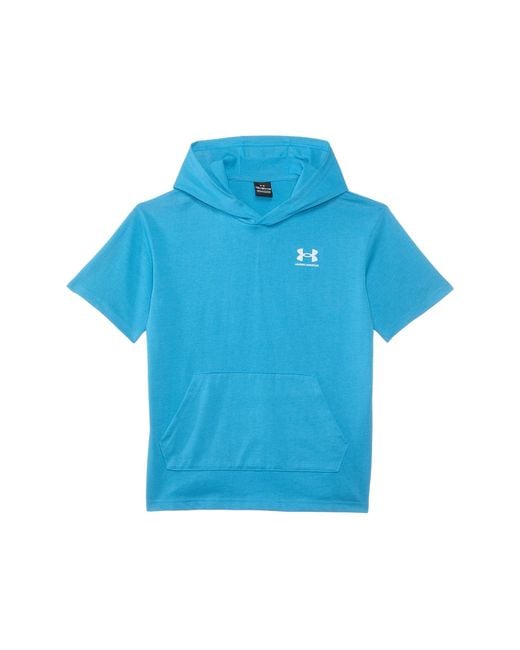 Under Armour Blue B Rival Tee SS Hoodie