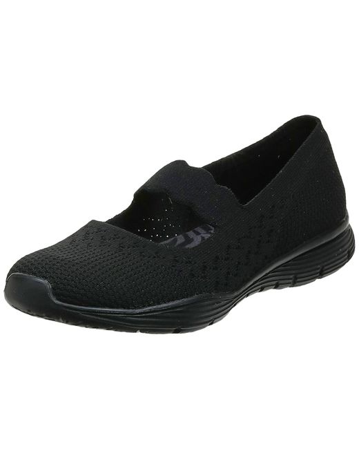 Skechers Seager-power Hitter Mary Janes in Black | Lyst