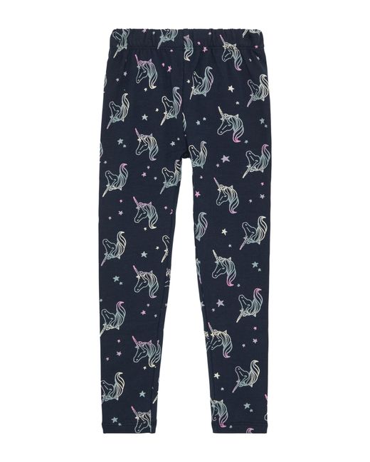 S.oliver Blue Leggings mit Allover Print