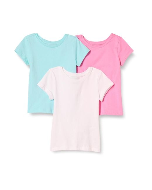 Camisetas de ga Corta Amazon Essentials de hombre de color Pink