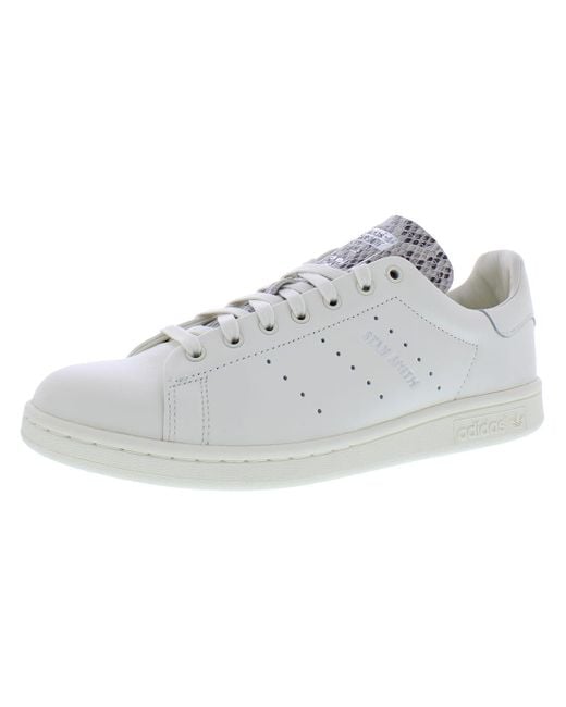 Adidas White Stan Smith Lux S Shoes for men