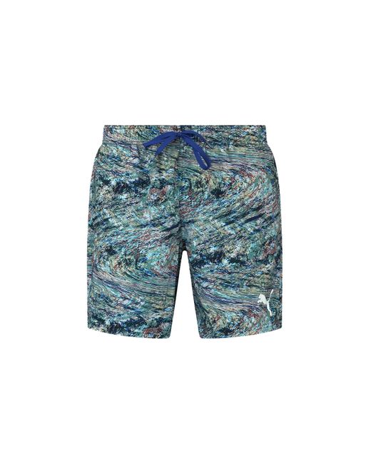 PUMA Blue Mid Board Shorts for men