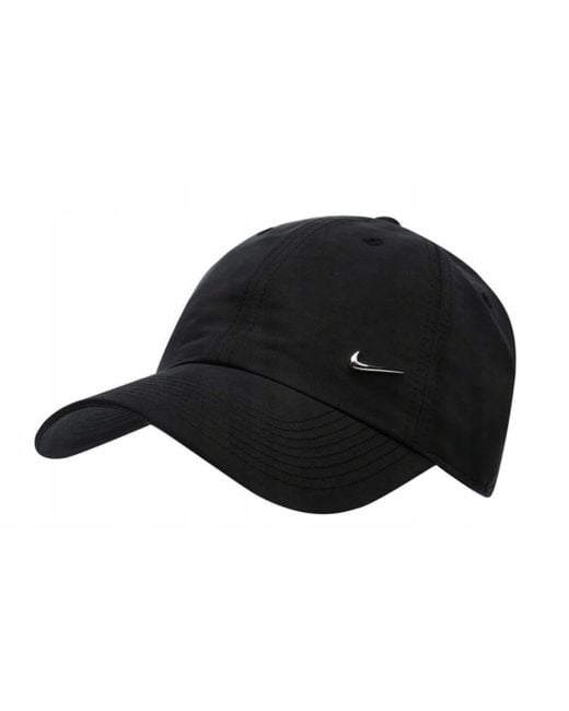 Nike Metal Swoosh Cap - Black for men