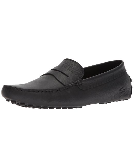 Lacoste Black Mens Concours 118 1 Driving Style Loafer for men