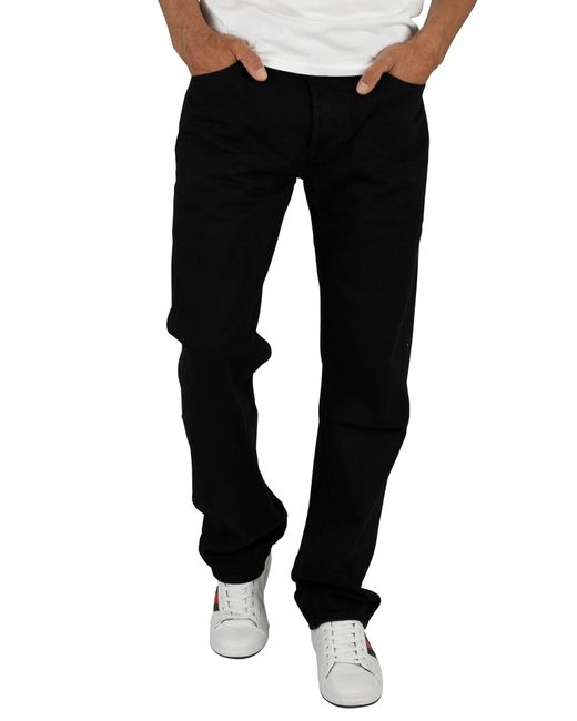 Levi's Jeans 501 Original Fit V5 in het Black voor heren
