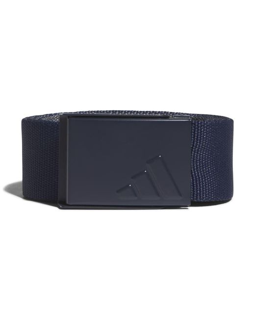 Adidas Blue Reversible Web Golf Belt Navy/grey for men