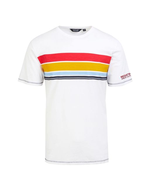 T-shirt Rayonner pour homme Regatta pour homme en coloris White