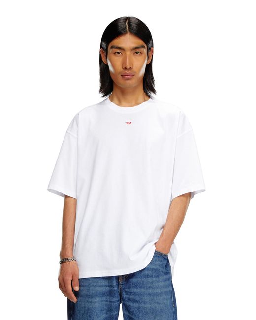 DIESEL _t-boxt-d Maglietta_sweatshirt_white_m for men