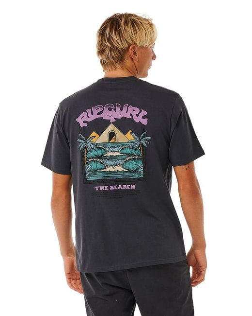 Rip Curl Blue The Sphinx Short Sleeve T-shirt L for men
