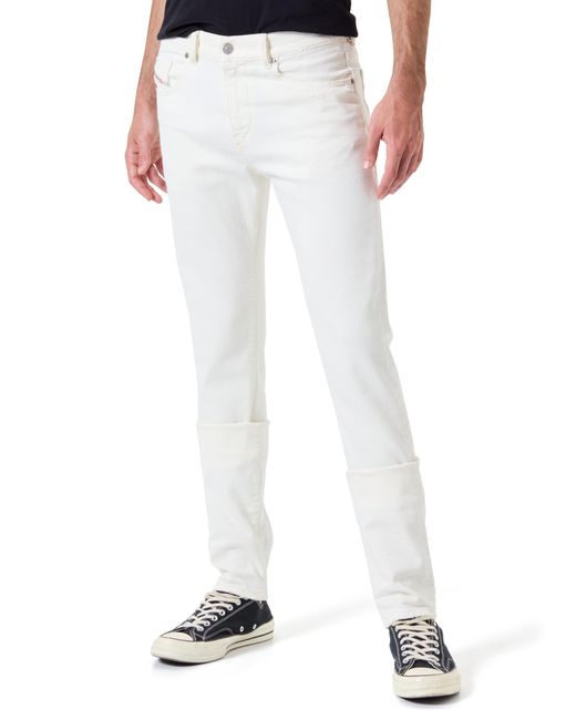 DIESEL _2019 D-strukt_pants_farbe: White_34 for men