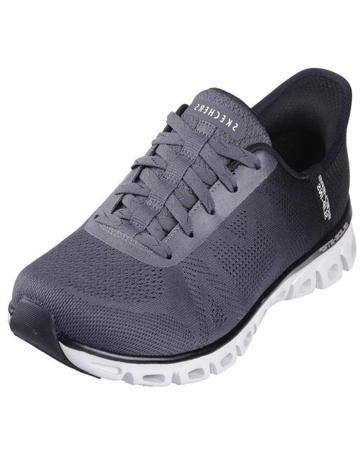 Skechers Blue Hands Free Slip-ins Glide-step Sneaker