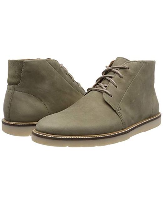 Nuevo Y En Caja Niños Clarks Botas Tri Pico en Azul Combi Cuero