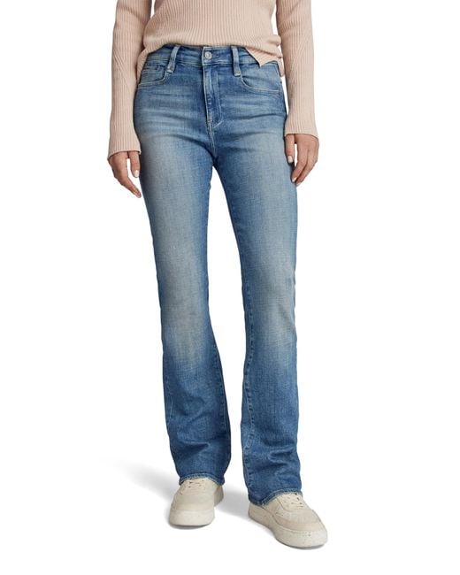 Noxer Bootcut Jeans Donna di G-Star RAW in Blue