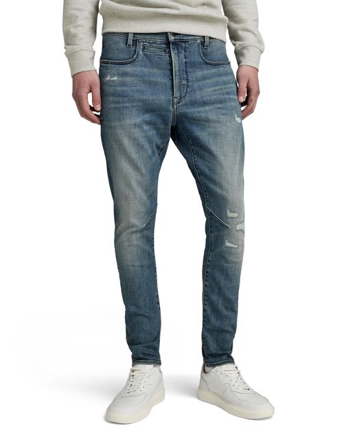 G-Star RAW Blue D-staq 3d Slim Jeans for men