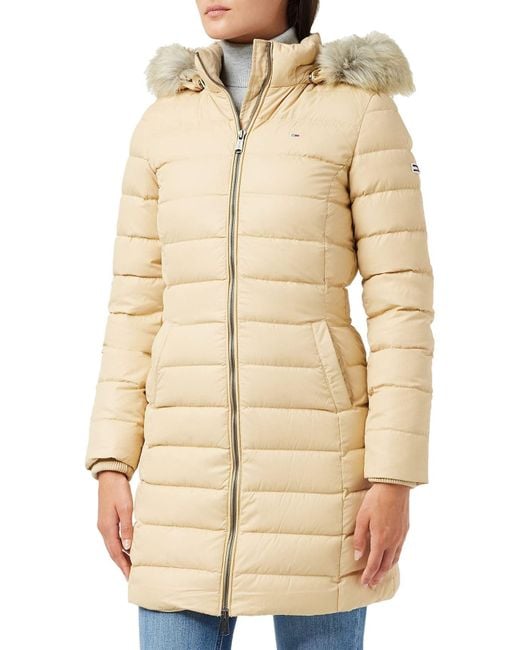 Tommy Hilfiger Natural Essential Hooded Down Coat