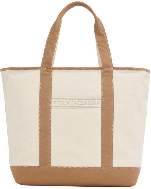 Cabas Sac Summer Canvas Sac Tommy Hilfiger en coloris Natural