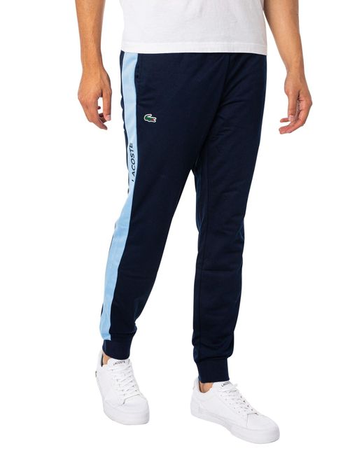 Pour des s Pantalon de Jogging de Tennis Ripstop Lacoste pour homme en coloris Blue