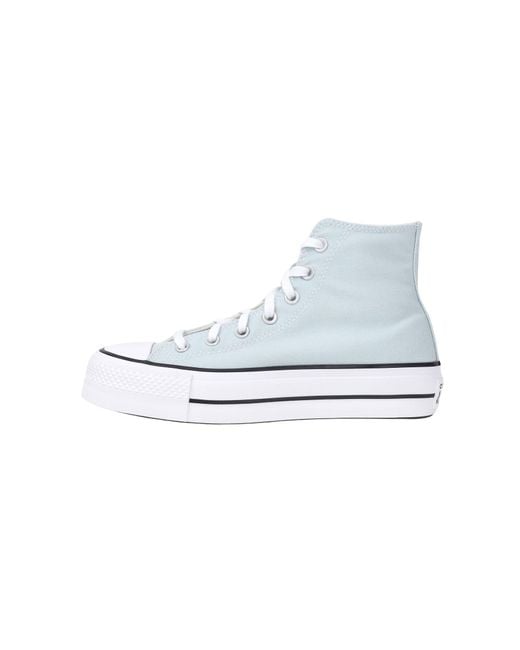 Baskets Chuck Taylor all Star Platform Vert Eau pour Converse en coloris White