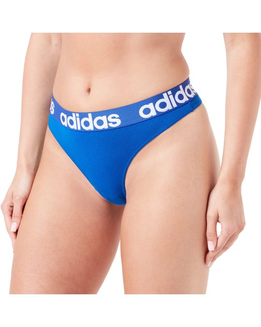 Adidas Blue Thong Panties