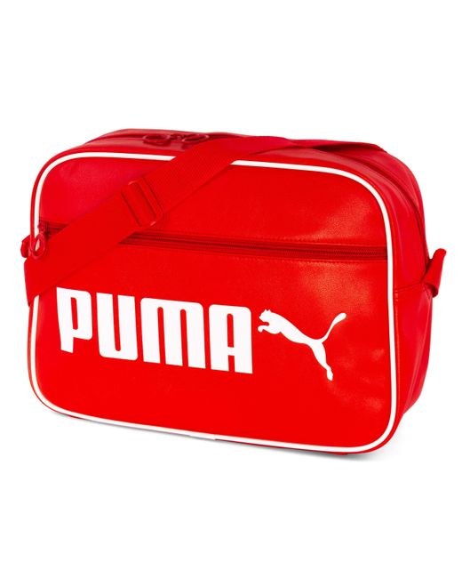 PUMA Campus Reporter Shoulder Bag Red