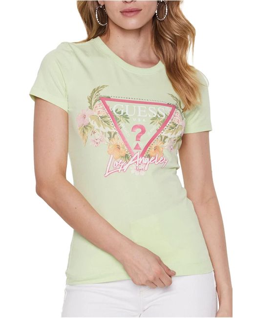 Shirts W3GI41 J1314 di Guess in Green