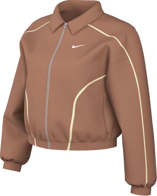 Damen Sportswear Street Woven Jkt Chaqueta Nike de color Brown