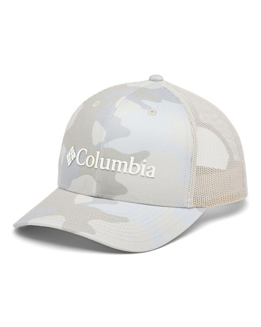 Columbia White 's Mesh Snap Back Cap
