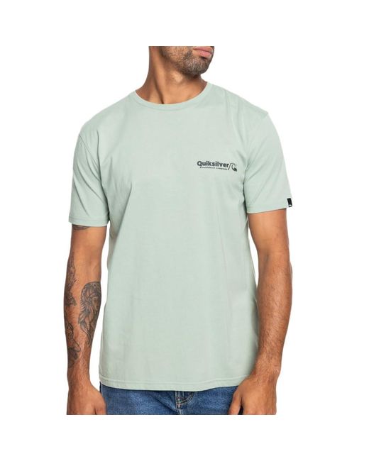 Quiksilver Almond Green T-shirt Eqyzt07648 for men