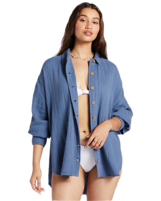 Roxy Blue Fashion Casual Short Sleeve T-shirt Cotton Shirts - Regular Fit - Lifestyle Beach