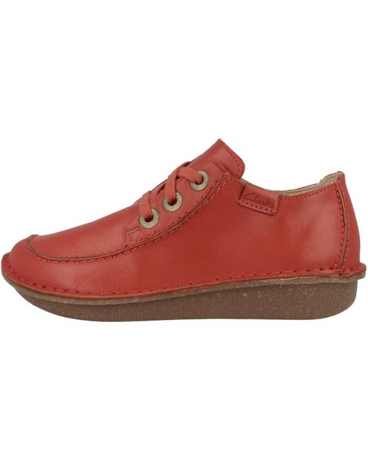 Clarks Red Oxford Funny Dream