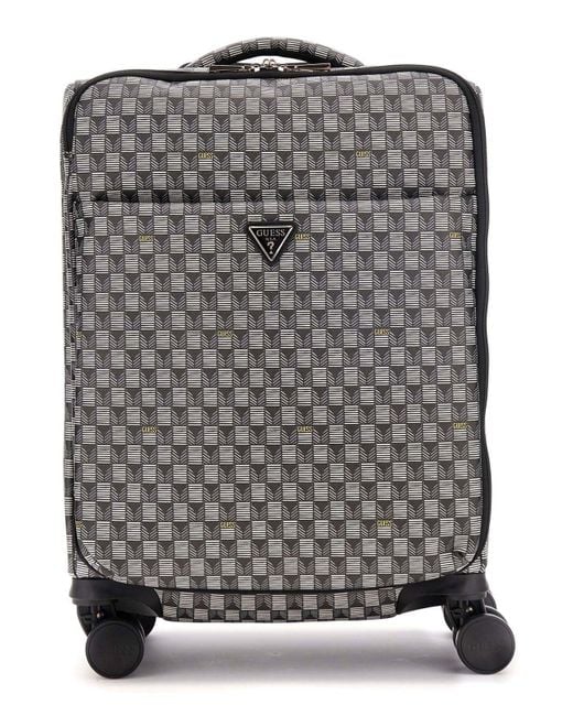 Valise Follie 18 in 8-Wheeler Black Logo Noir Guess en coloris Gray