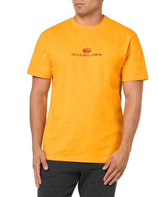 Quiksilver Orange Dragon Fist Tee Shirt T for men