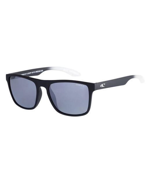 O'neill Sportswear Matte Black With Crystal Fade /solid Smoke With Light Silver Flash Mirror Lens - Onchagos2.0-104p Size 55-18-143