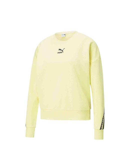 felpa puma gialla