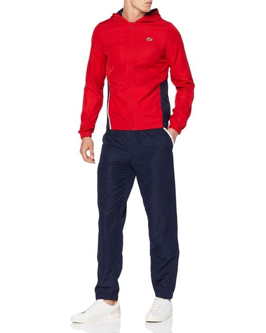 Lacoste Blue Sport Wh8606 Sportswear Set for men