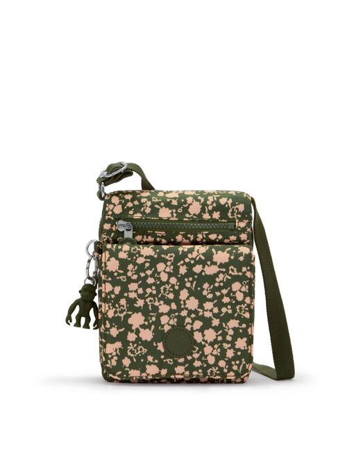 New Eldorado Petit sac à bandoulière imperméable 19,5 cm 1 l Motif floral frais Kipling en coloris Green