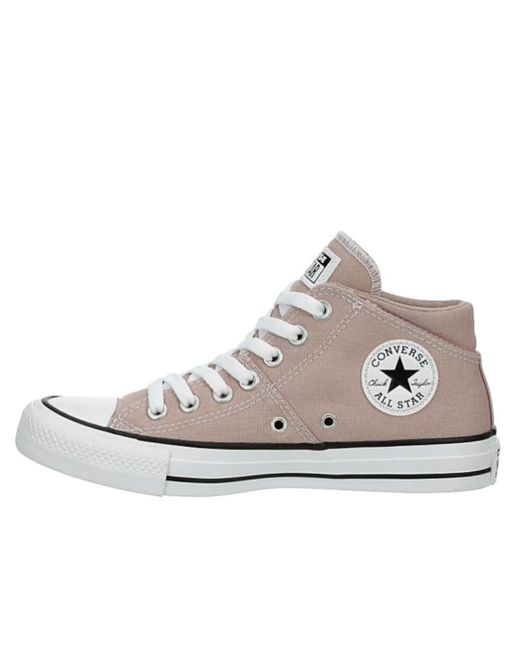 Chuck Taylor All Star Madison Baskets montantes en toile avec fermeture à lacets Neutre chaotique/blanc/noir Converse en coloris White